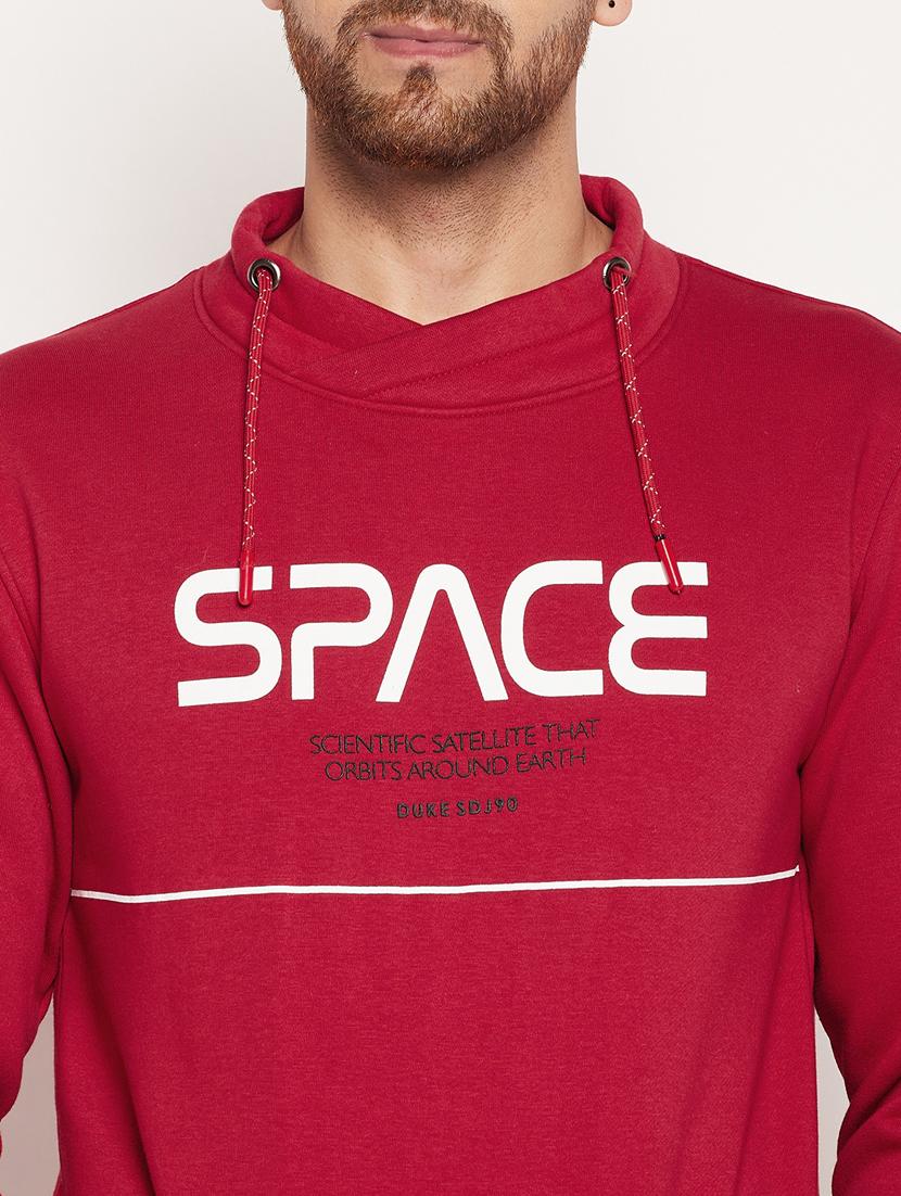 hooded printed sweatshirt - 18532879 - Standard Image - 5