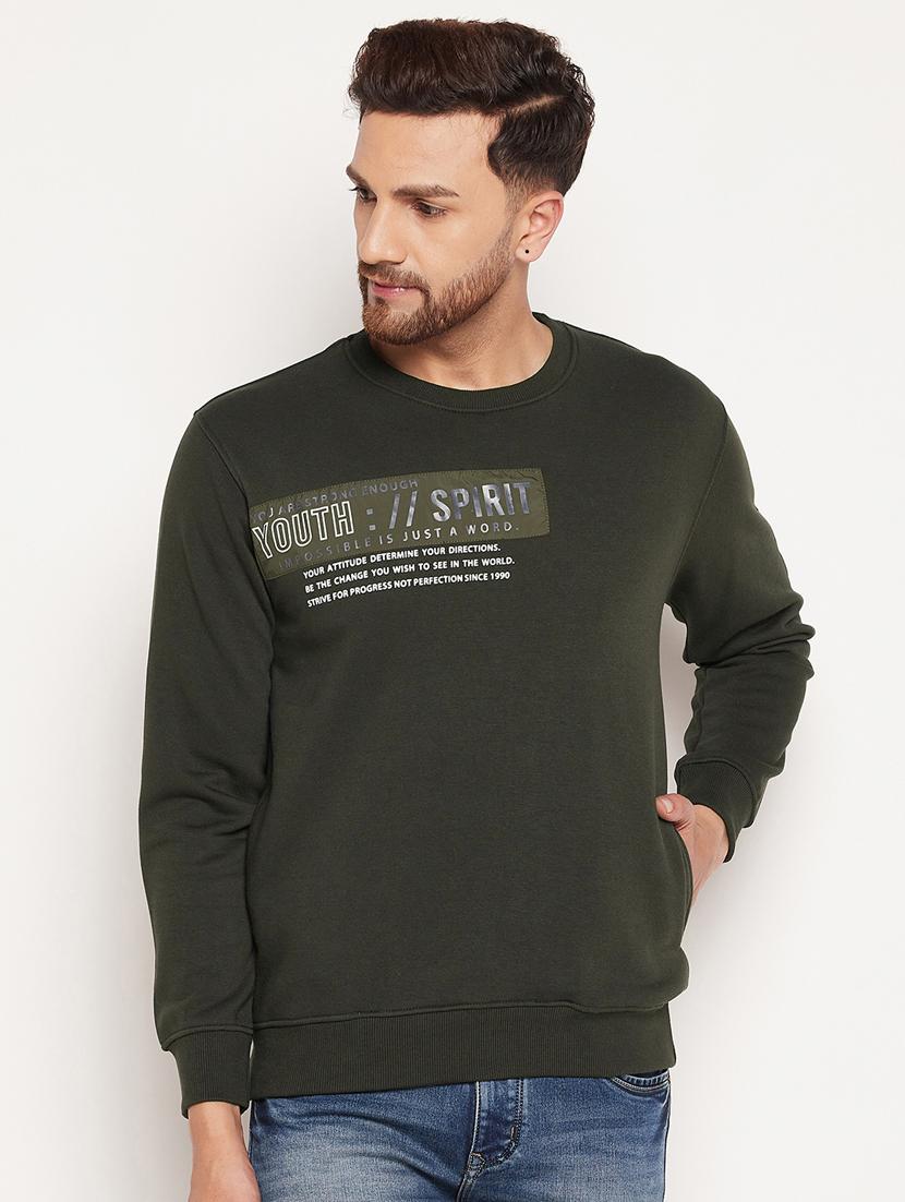 crew neck chest print sweatshirt - 18532880 -  Zoom Image - 0