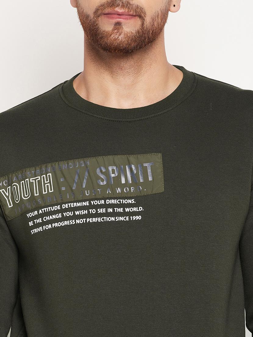 crew neck chest print sweatshirt - 18532880 - Standard Image - 5