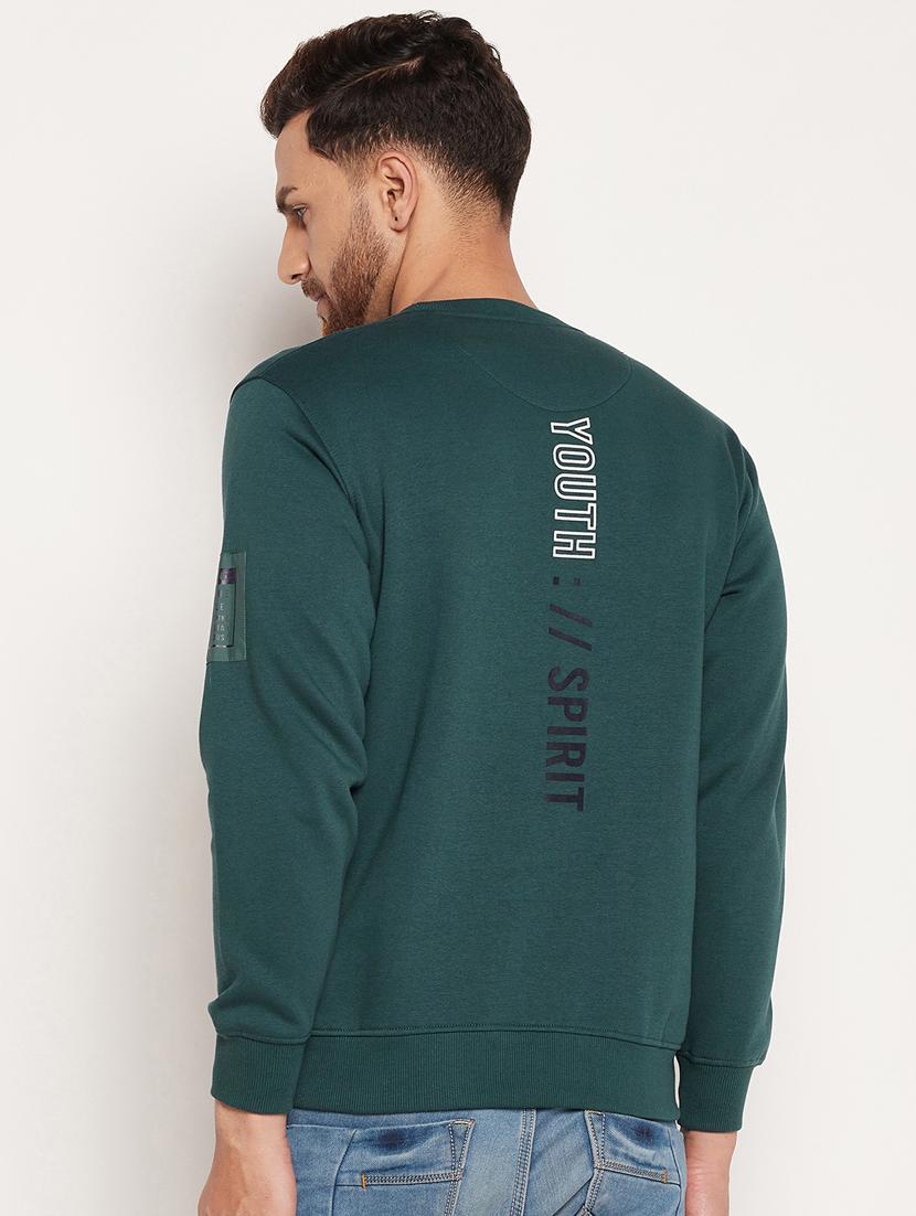 crew neck chest print sweatshirt - 18532881 - Standard Image - 3