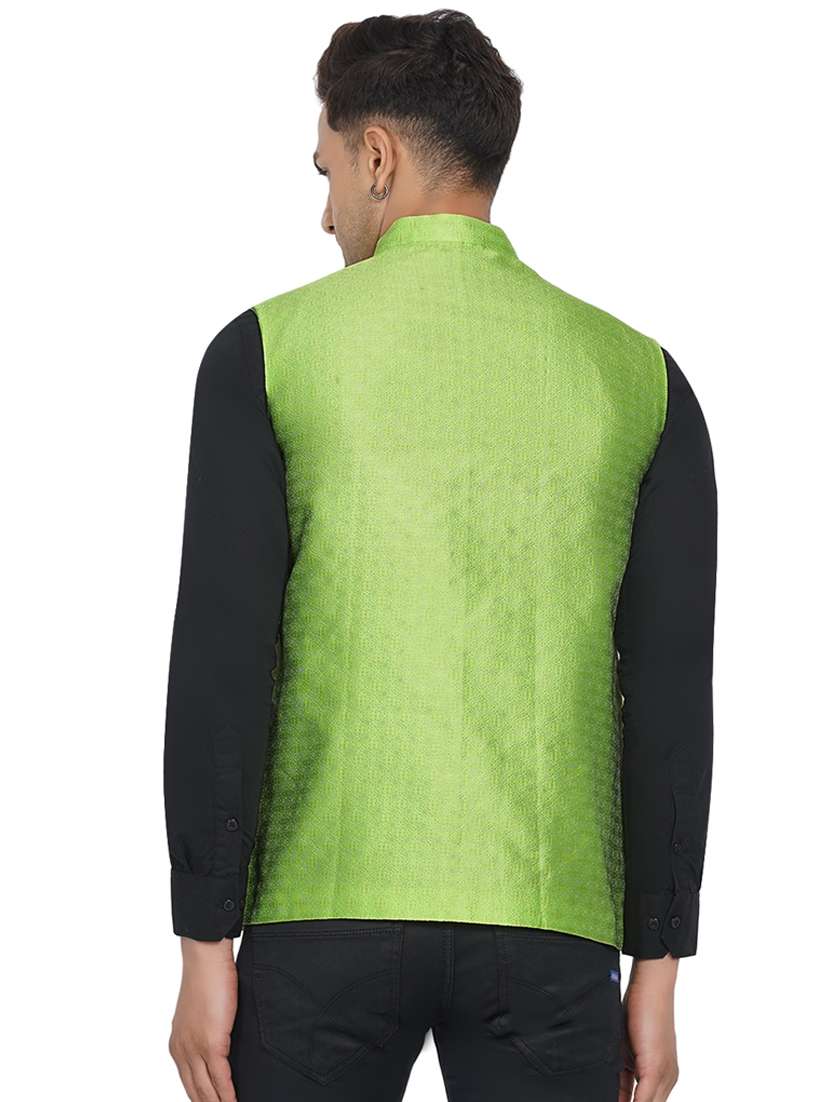self designed nehru jacket - 18532909 -  Standard Image - 3