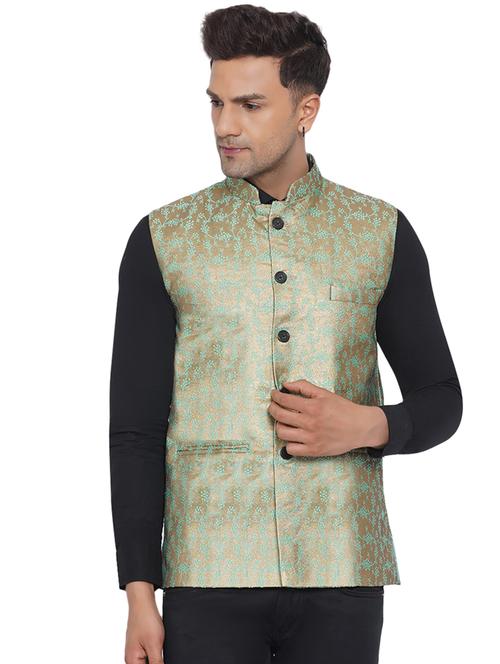 self designed nehru jacket - 18532939 - Standard Image - 0