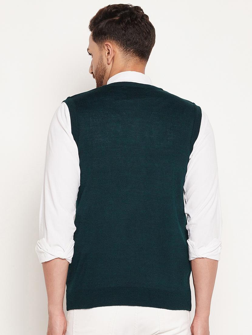 v neck solid pullover - 18532953 - Standard Image - 3