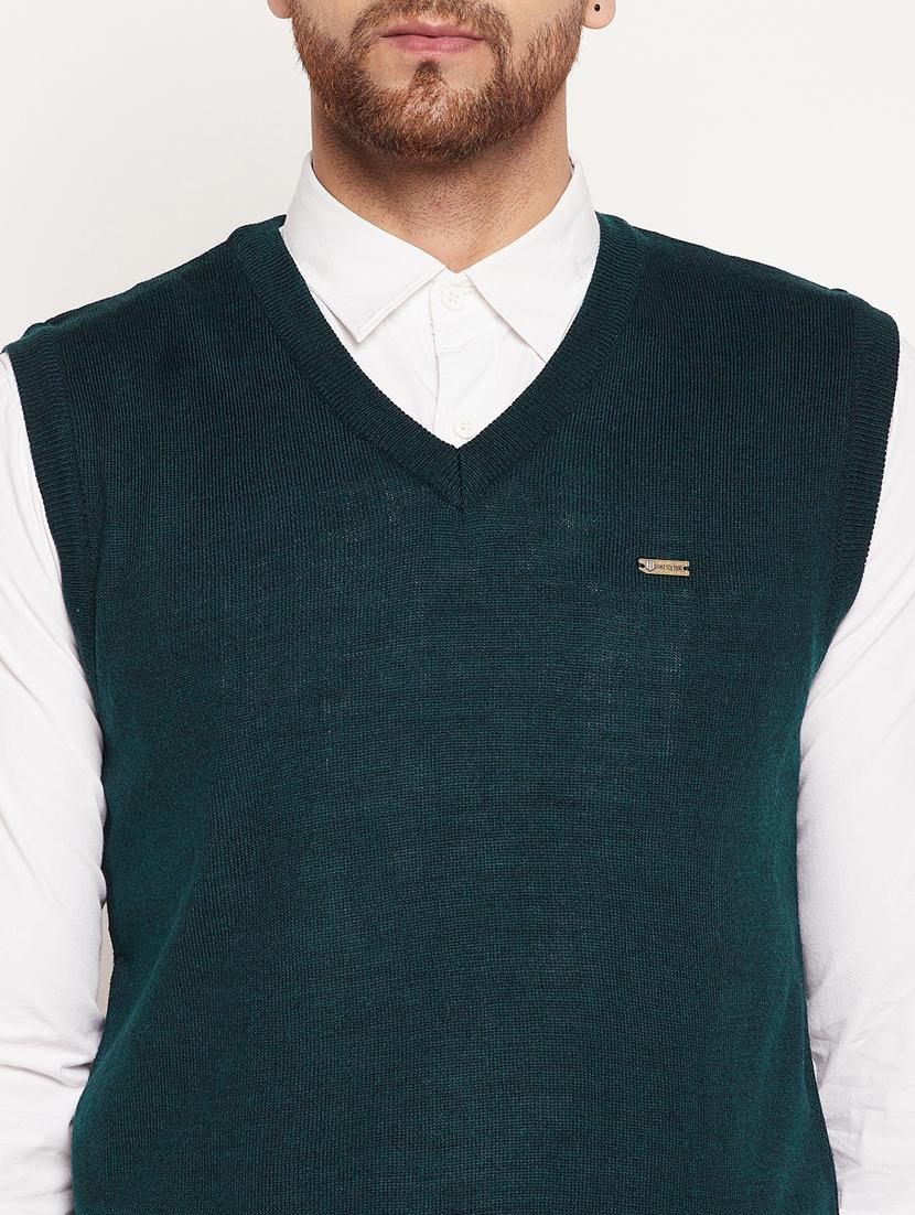 v neck solid pullover - 18532953 - Standard Image - 5