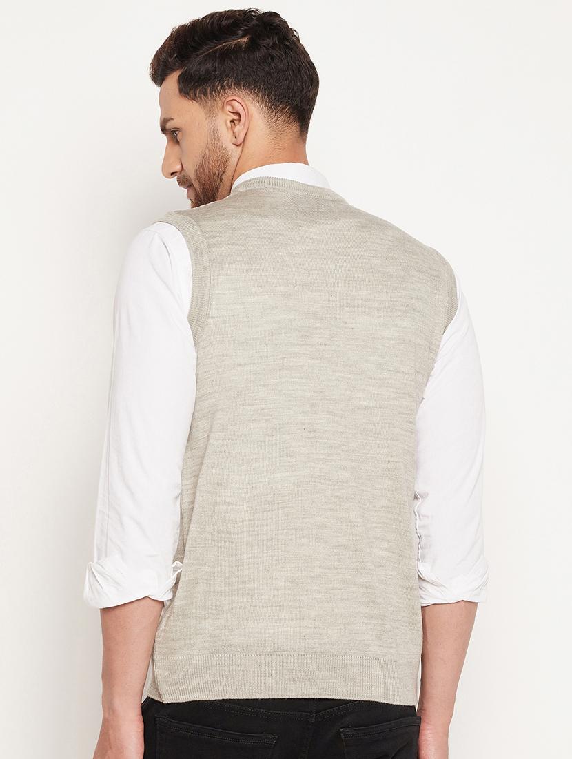 v neck solid pullover - 18532955 - Standard Image - 3