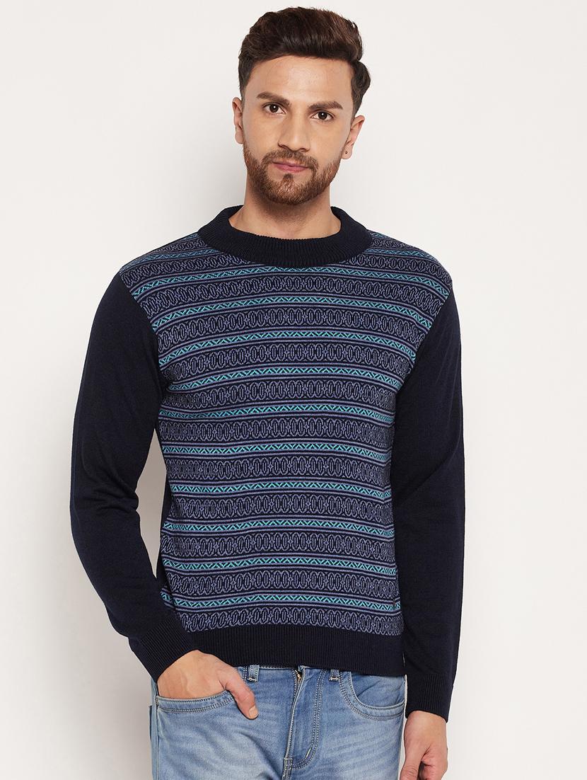 high neck printed pullover - 18532974 -  Zoom Image - 0