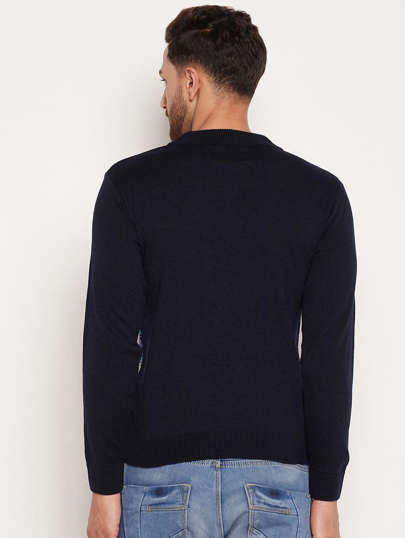 high neck printed pullover - 18532974 - Standard Image - 3