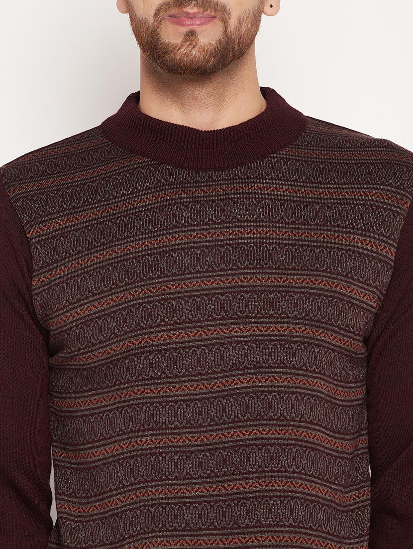 high neck printed pullover - 18532975 - Standard Image - 5