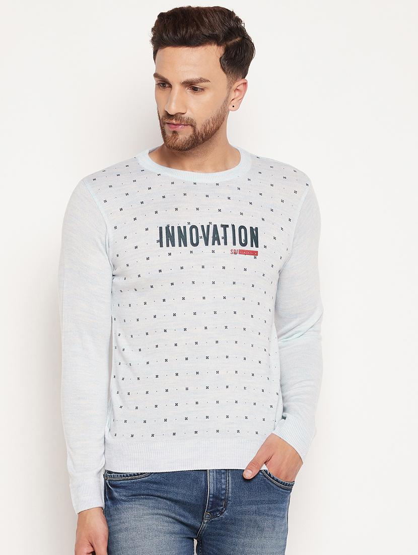 crew neck printed pullover - 18532977 - Zoom Image - 0