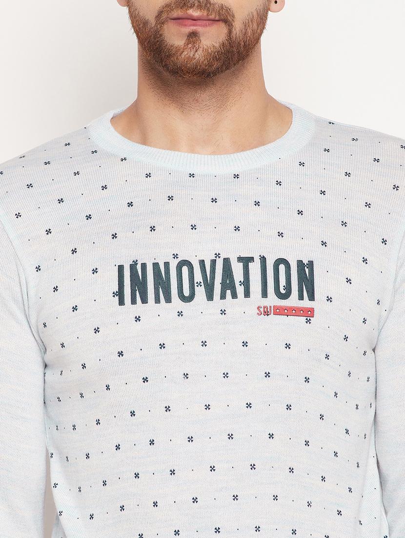 crew neck printed pullover - 18532977 - Standard Image - 5