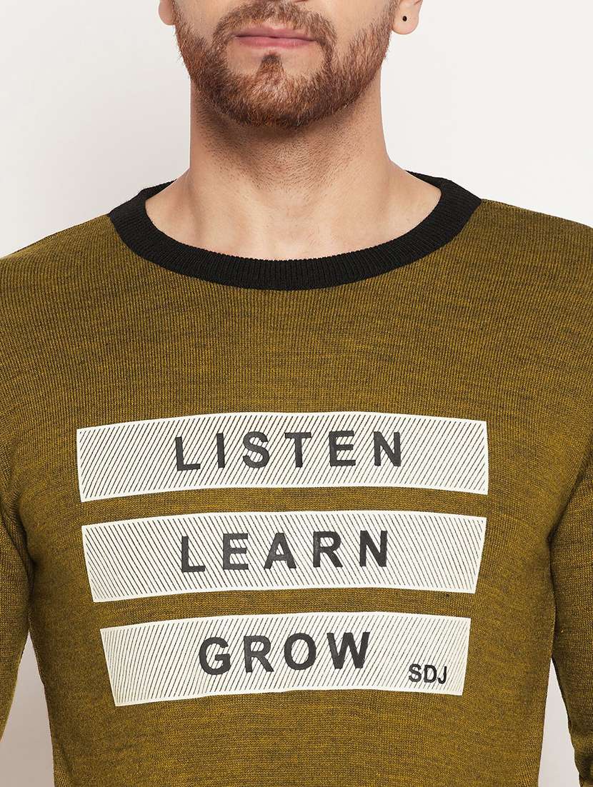 crew neck printed pullover - 18532979 -  Standard Image - 5