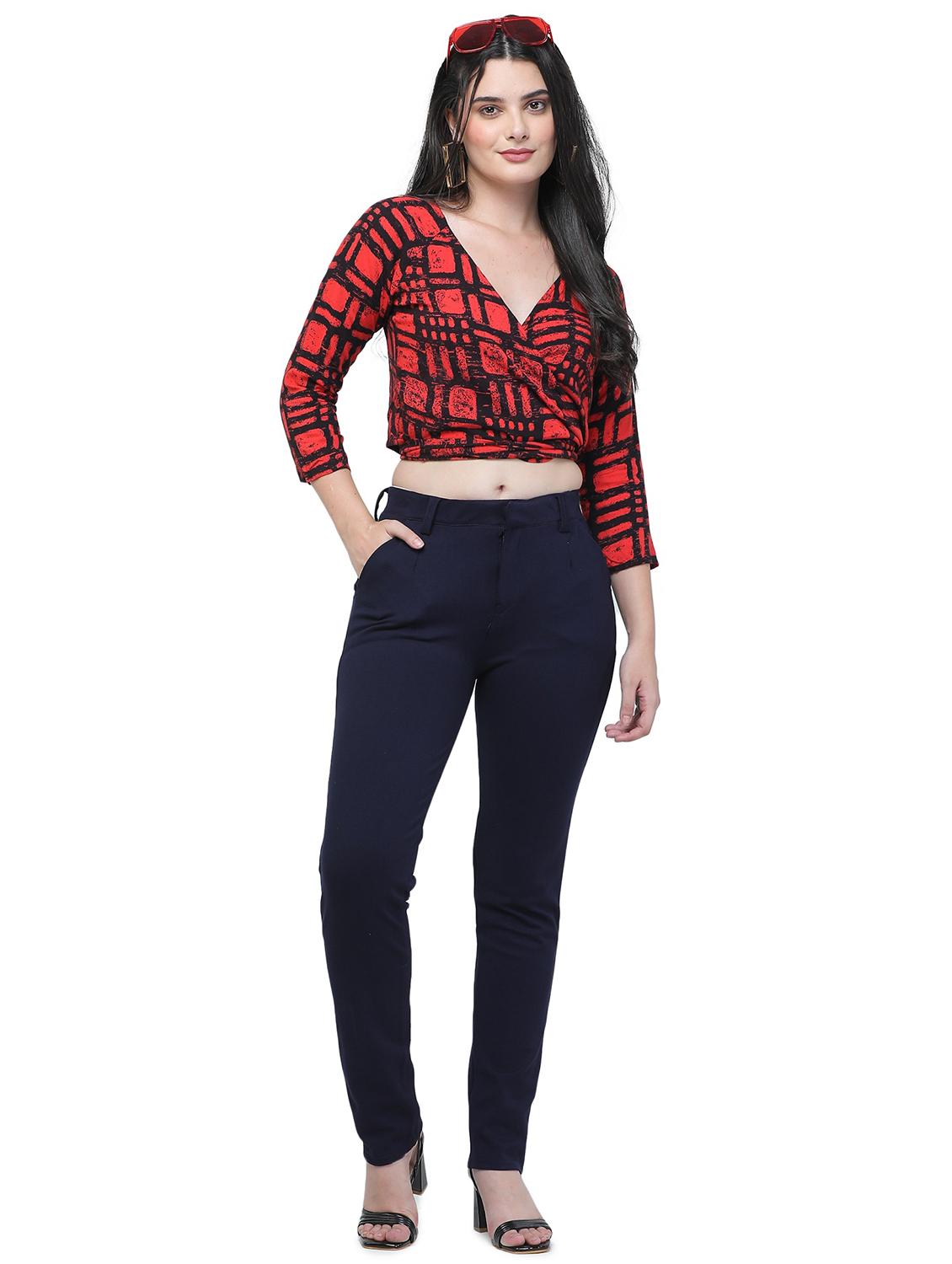 mid rise pleated trouser - 18533006 - Standard Image - 3