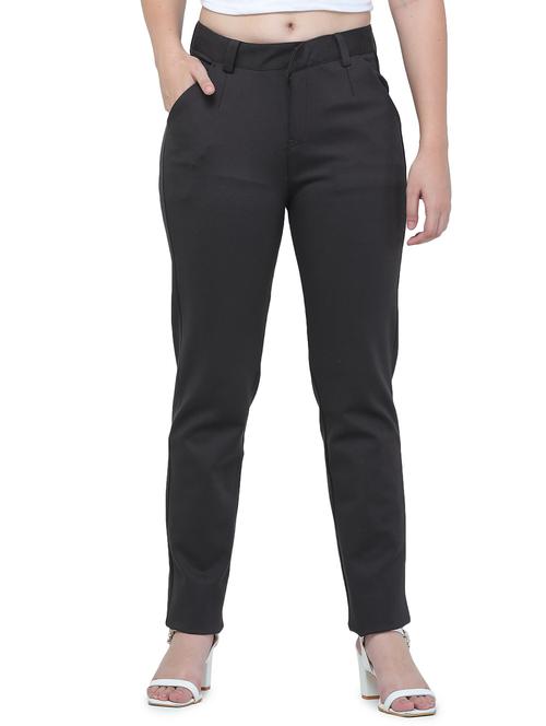 high rise solid cigarette trouser  - 18533008 -  Standard Image - 0