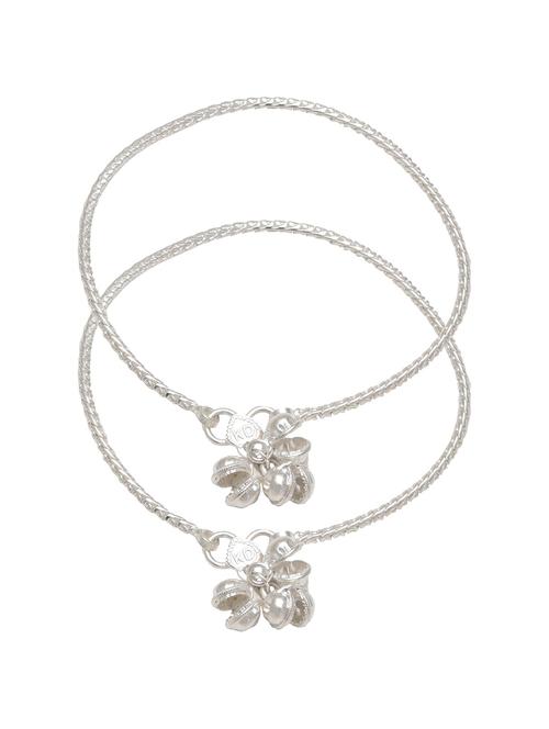 silver plated brass anklet  - 18534032 -  Standard Image - 0