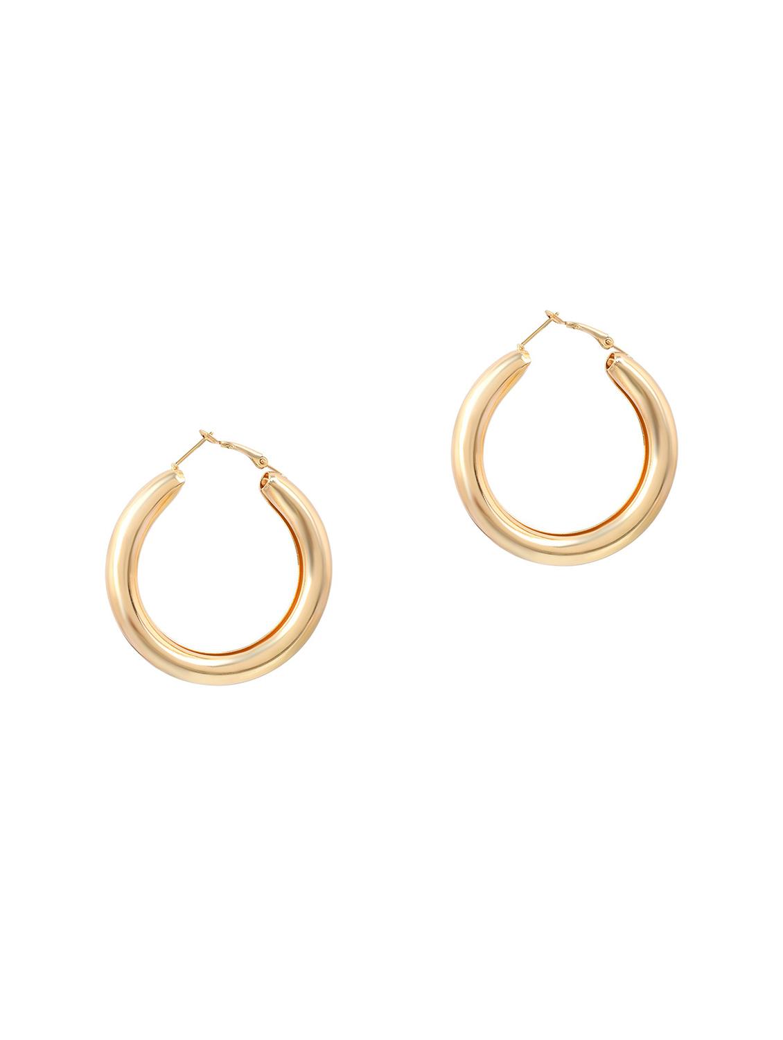 combo of 2 brass earrings - 18534135 - Standard Image - 3