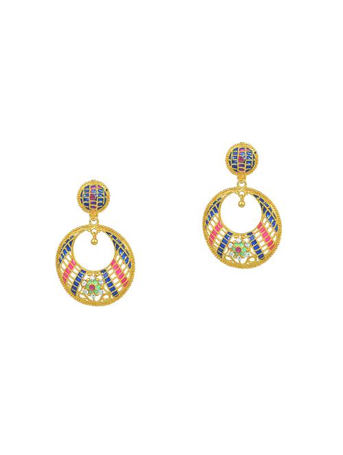 women multi colored drop earrings - 18534251 - Standard Image - 0