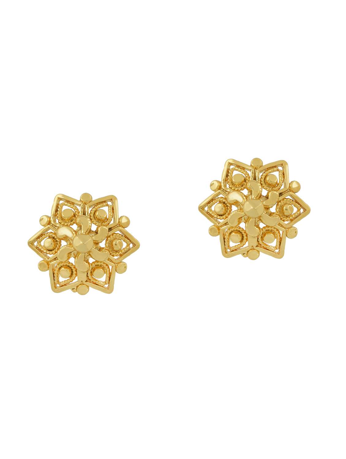 women golden stud earring - 18534287 - Zoom Image - 0