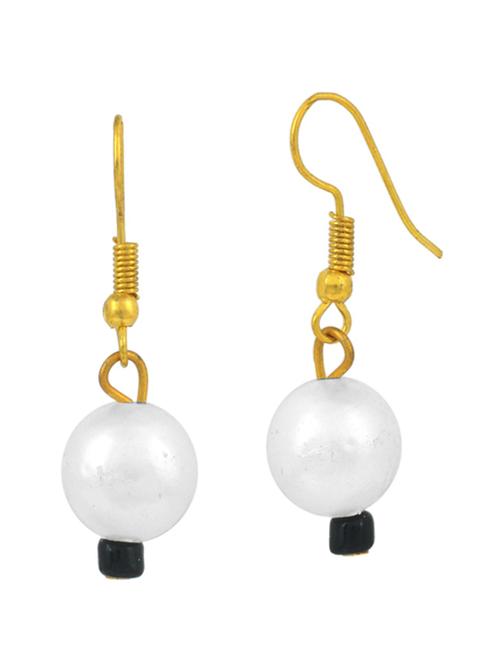 gold plated drop earring - 18534548 - Standard Image - 0