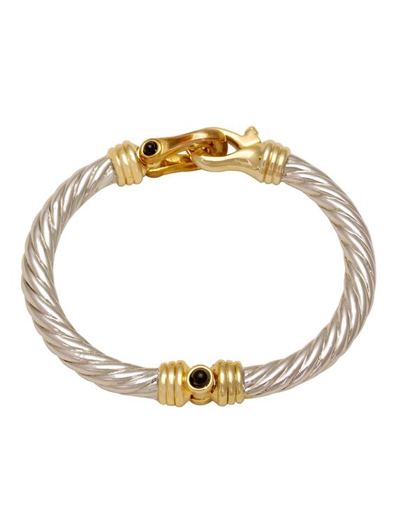 silver brass bangle - 18534707 -  Zoom Image - 0