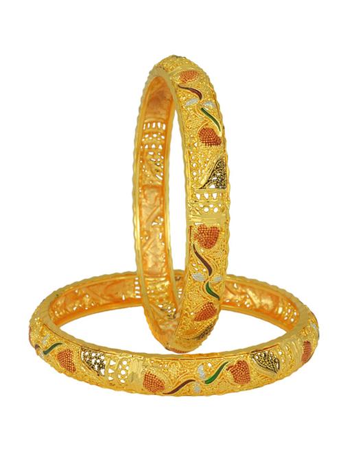 gold brass bangle - 18534719 - Standard Image - 0