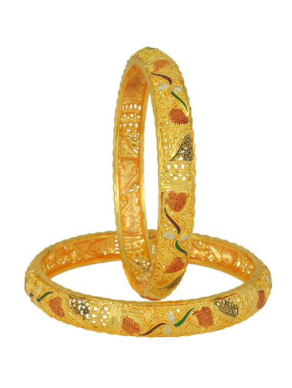 gold brass bangle - 18534719 - Zoom Image - 0