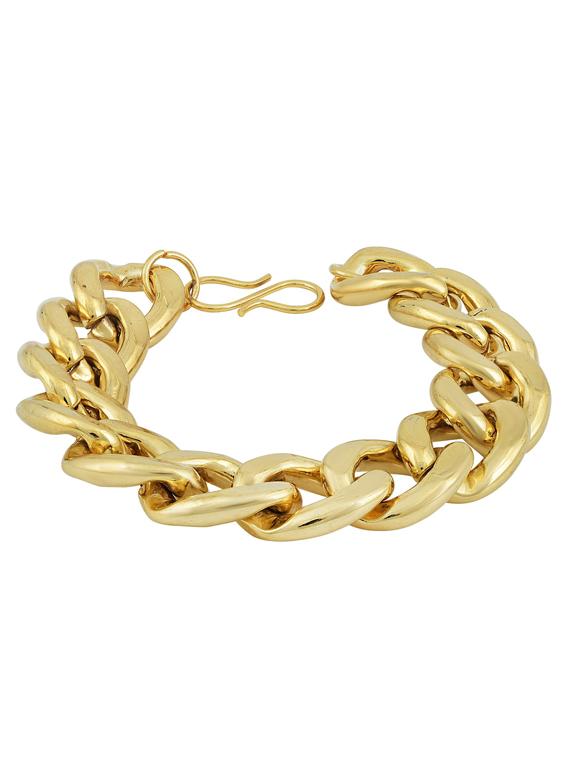 gold brass links bracelet - 18534741 - Zoom Image - 0