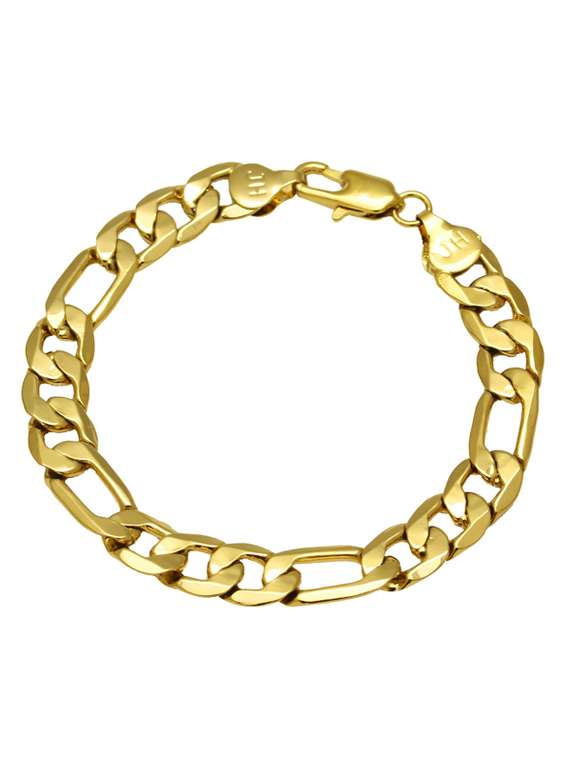 gold brass links bracelet - 18534791 -  Zoom Image - 0