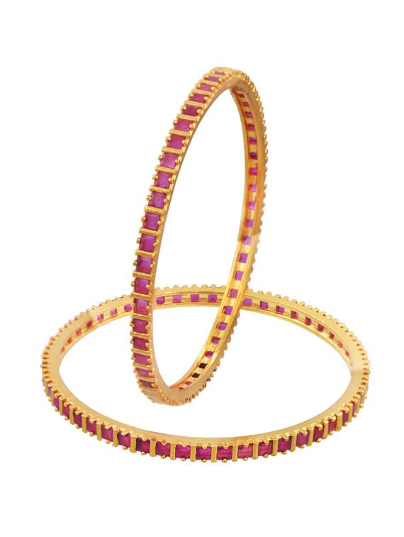 pink brass bangle - 18534795 - Zoom Image - 0