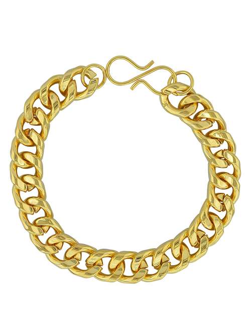 gold brass bangle  bracelet - 18534821 -  Standard Image - 0