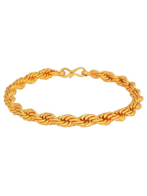 gold brass bangle bracelet - 18534877 - Standard Image - 0