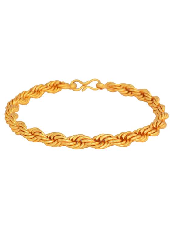 gold brass bangle bracelet - 18534877 - Zoom Image - 0