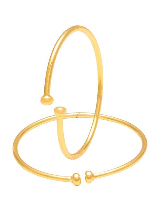 gold plated unisex bangle - 18534936 - Standard Image - 0
