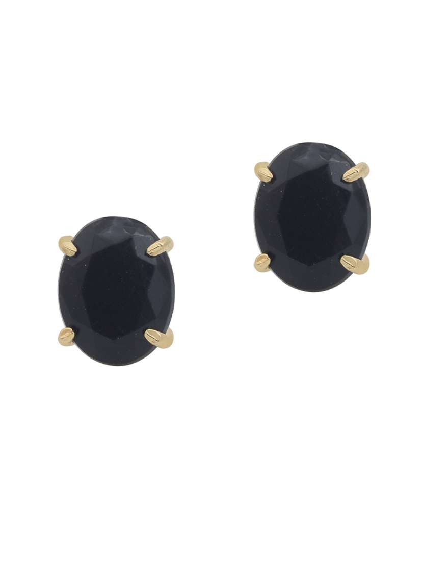 black gold plated earring