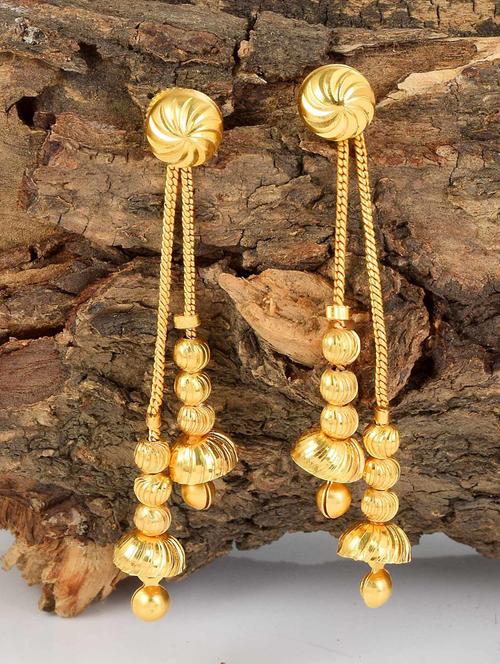 gold plated earring - 18535406 - Standard Image - 0