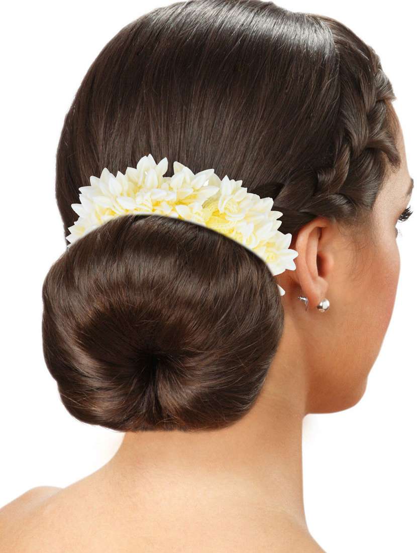 artificial perfumed mogra gajra veni hair accessory - 18535608 -  Standard Image - 3