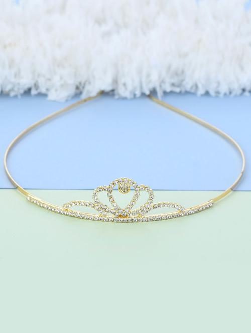 gold plated hair band - 18535611 - Standard Image - 0