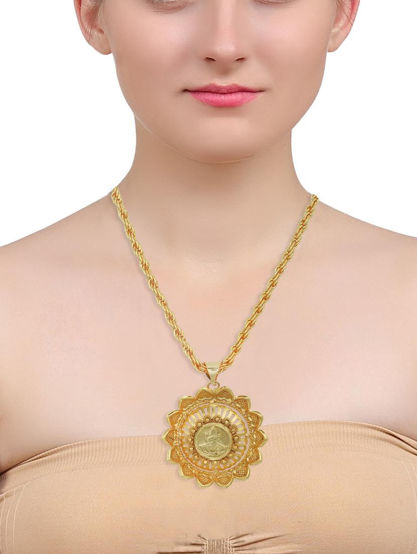 gold brass pendant - 18535707 - Standard Image - 3