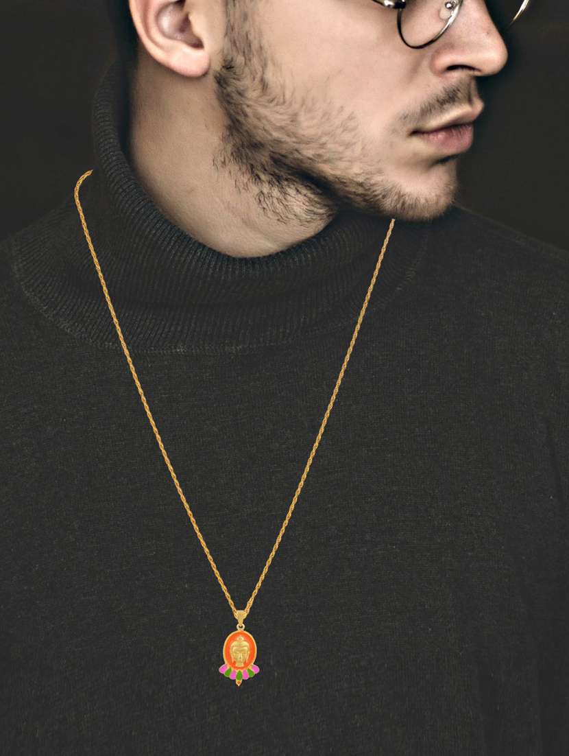 gold brass pendant - 18535716 -  Standard Image - 3