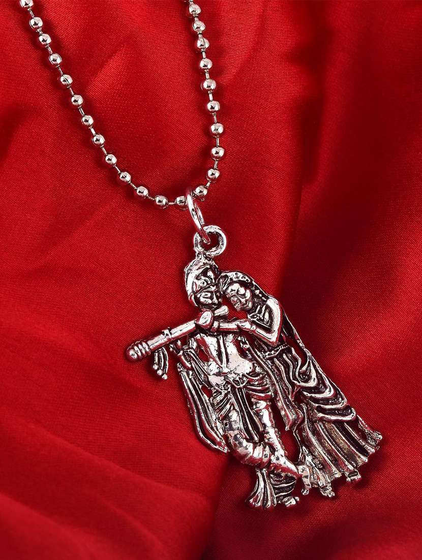 silver brass pendant