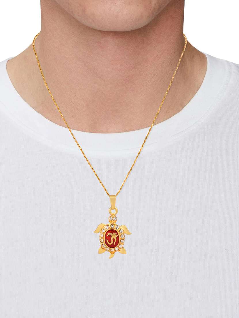 gold plated pendant set - 18535812 - Standard Image - 3