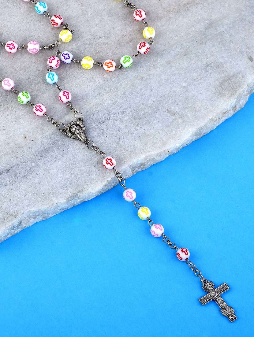 multi colored crystal pendant