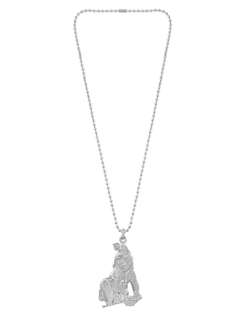 silver plated pendant set - 18535857 - Standard Image - 3
