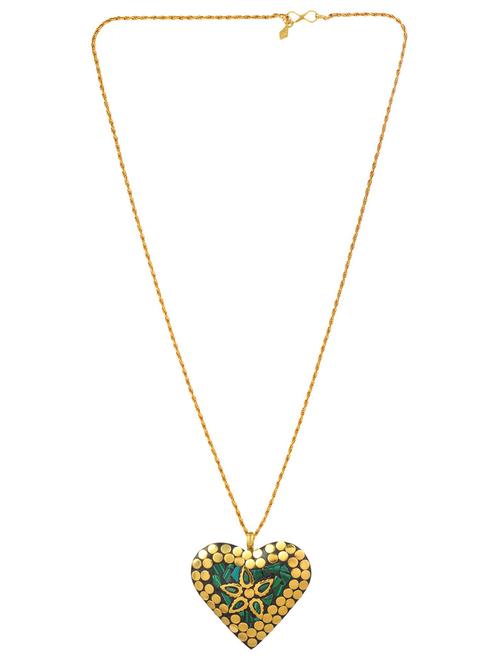 green brass pendant - 18535919 -  Standard Image - 0