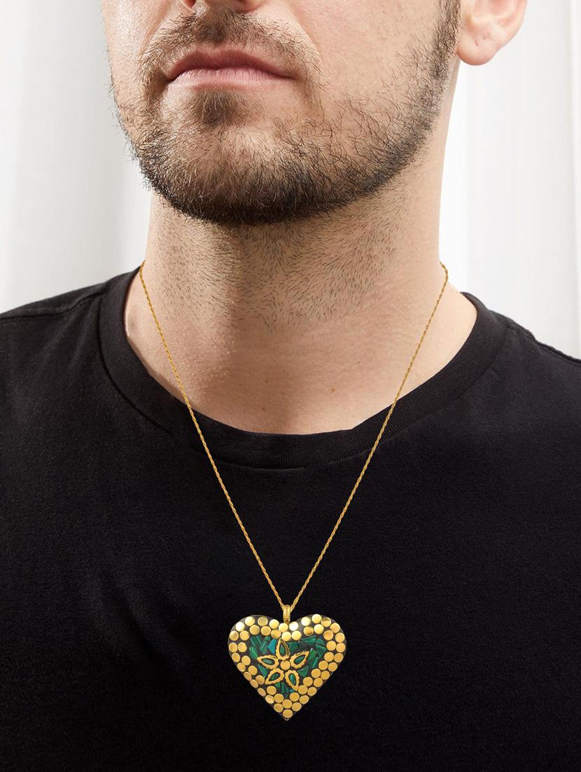 green brass pendant - 18535919 - Standard Image - 3