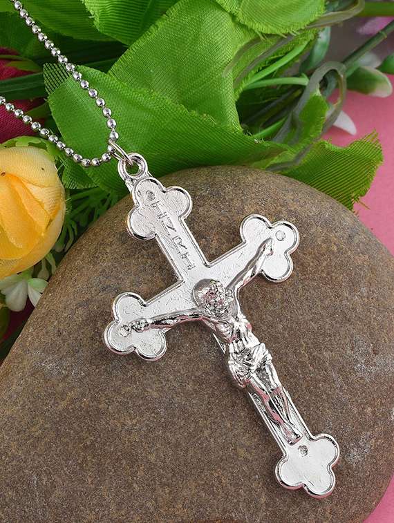 silver brass pendant