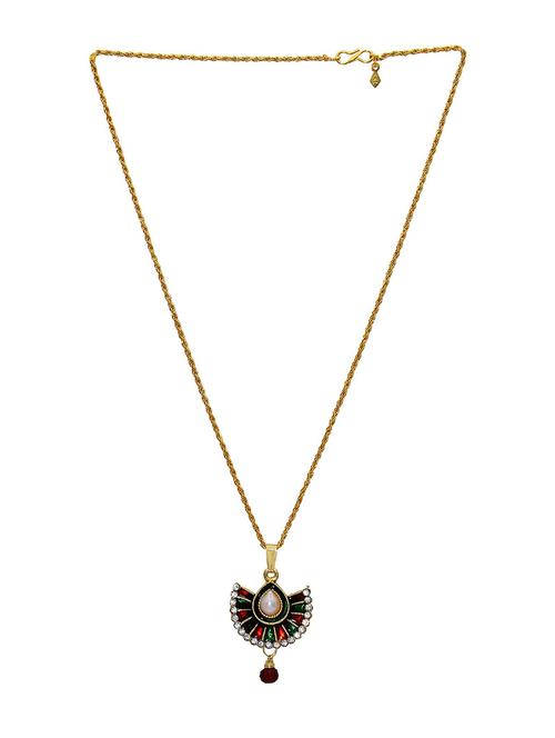 gold plate pendant - 18536061 -  Standard Image - 0