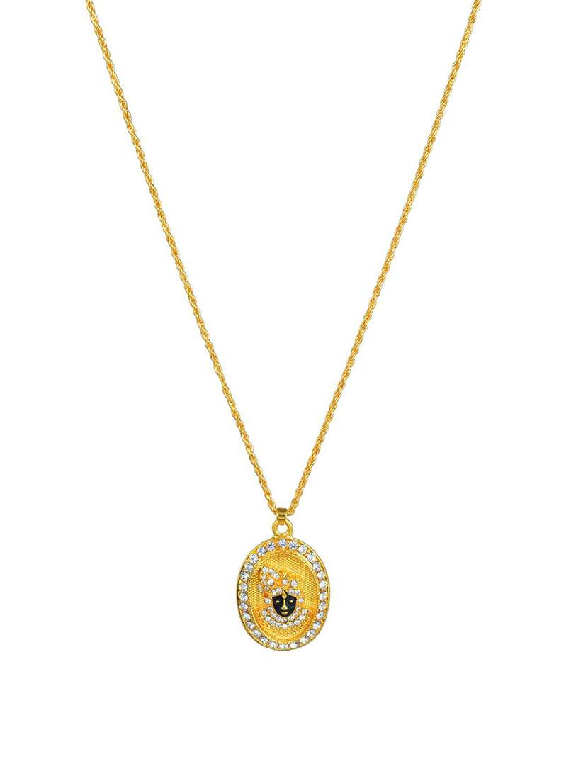 gold brass pendant