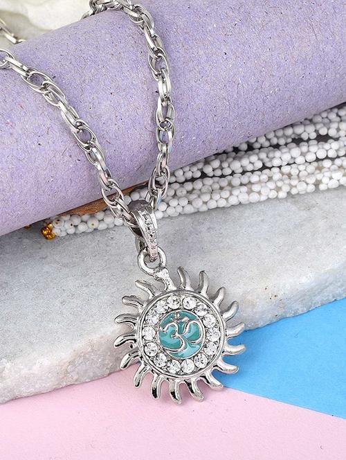 blue brass pendant - 18536119 - Standard Image - 0