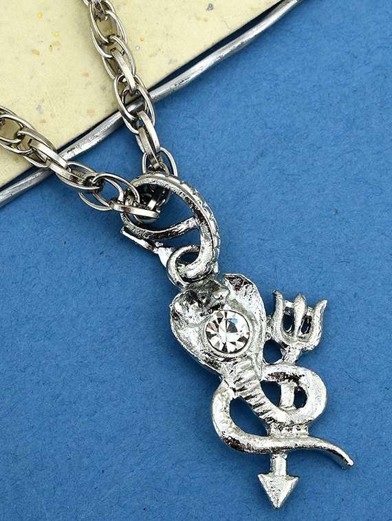 silver brass pendant