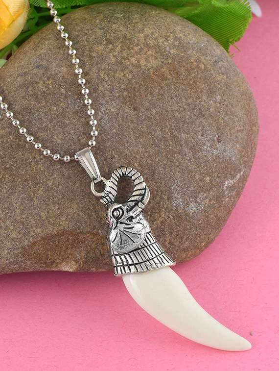 silver plated pendant